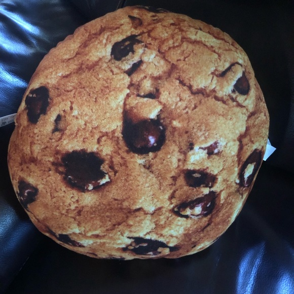 Expressions Other - Expressions Plush Chocolate Chip Cookie Pillow NWT